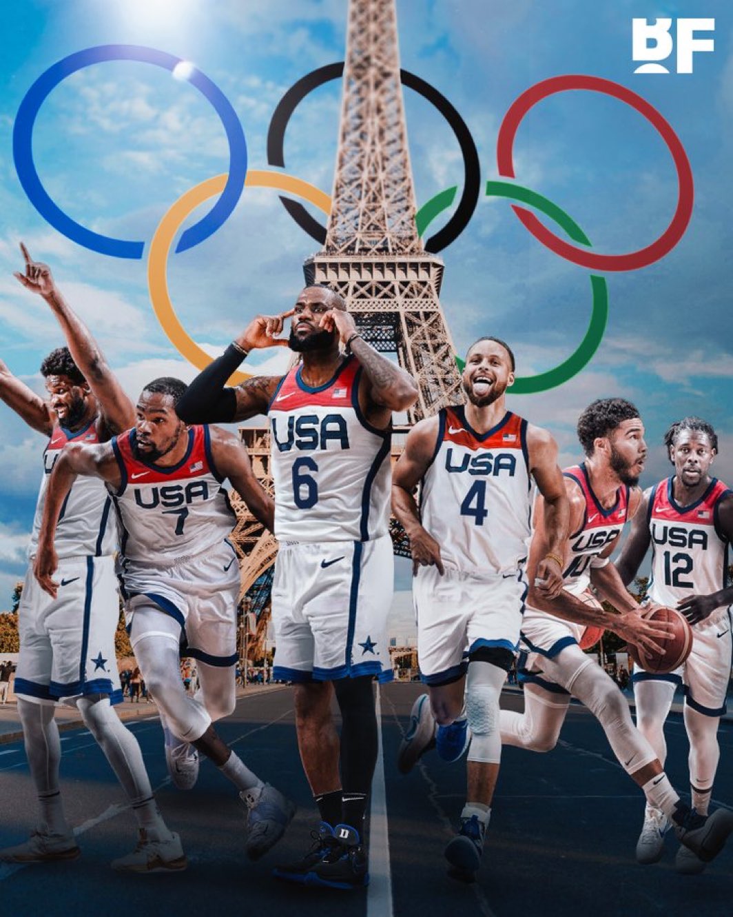 美网友：下一个重点 奥运篮球詹姆斯库里杜兰特合体！